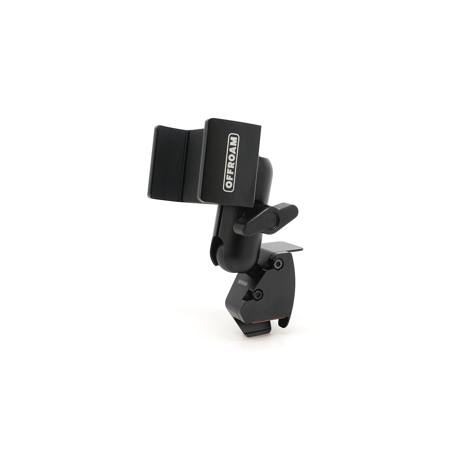 Image of Offroam Mounting Base for Toyota Camry 2021-2024. This premium all metal phone mounting base installs easily without drilling or glue. Perfect placement without blocking screens, driver view, or air flow.