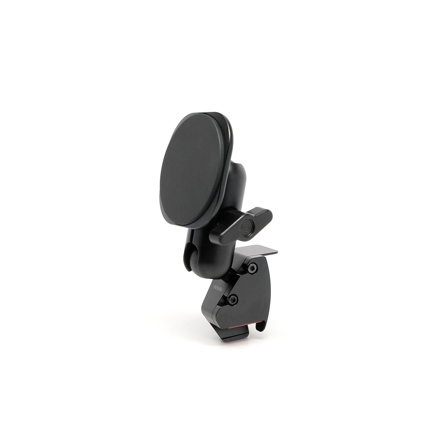 Image of Offroam MagSafe-compatible Phone Mount for Toyota Camry 2021-2024. This premium phone mount installs easily without drilling or glue. High force magnets hold phone on any trail, road, or track. Perfect placement without blocking screens, driver view, or air flow. Fully adjustable positioning.