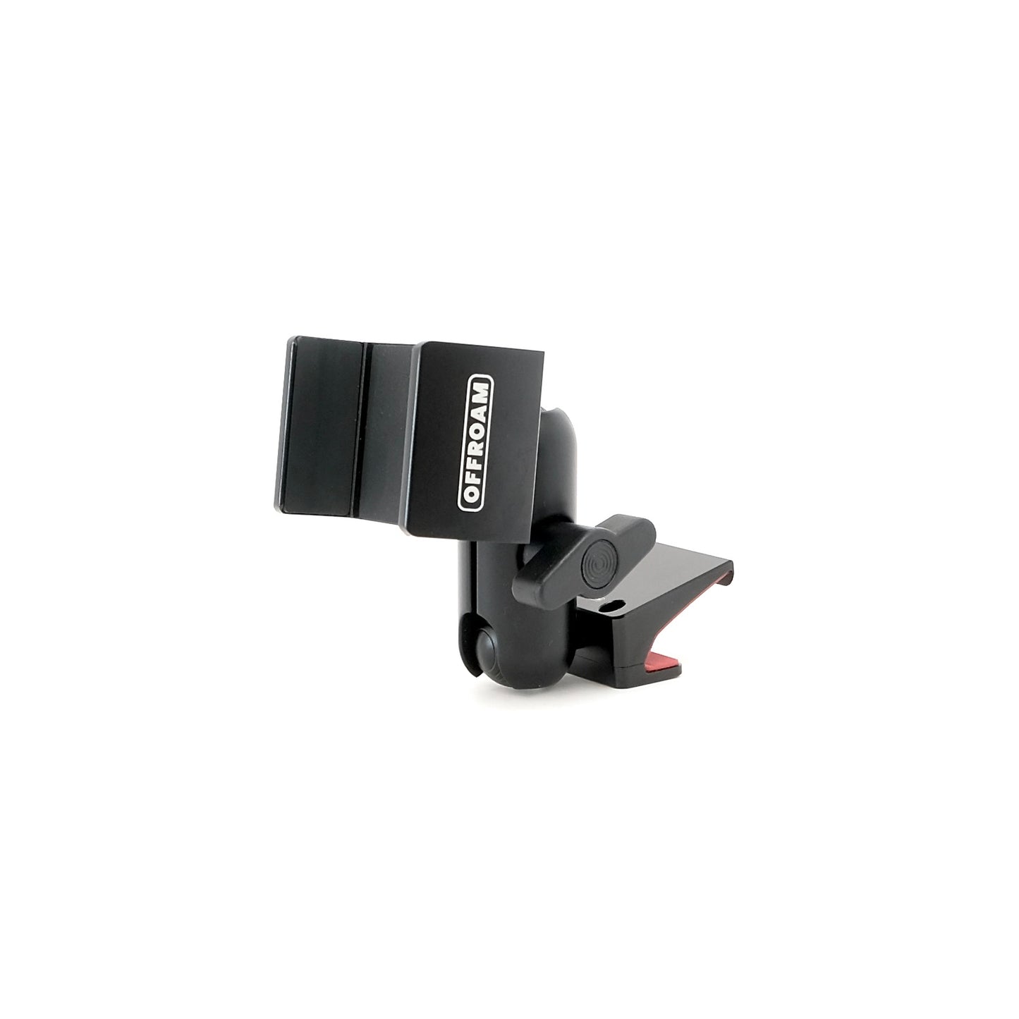 Image of Offroam Phone Mount for Lexus GX460 2010-2021. This premium phone mount installs easily without drilling or glue. Spring loaded Universal holder for use with any phone. Perfect placement without blocking screens, driver view, or air flow. Fully adjustable positioning.