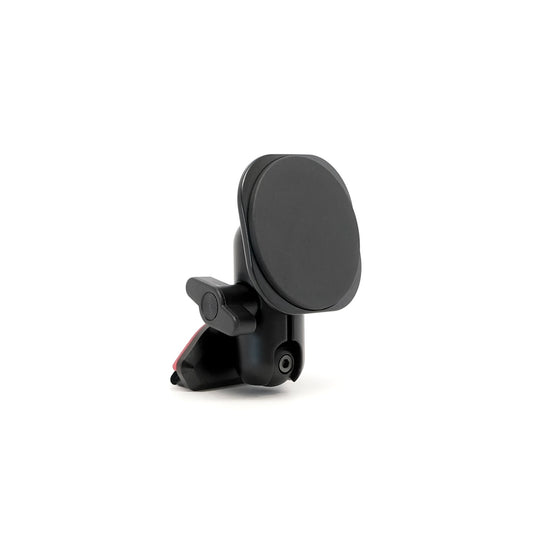 Image of Offroam MagSafe-compatible Phone Mount for Toyota Tundra 2022-2026 | Sequoia 2023-2026. This premium phone mount installs easily without drilling or glue. High force magnets hold phone on any trail, road, or track. Perfect placement without blocking screens, driver view, or air flow. Fully adjustable positioning.