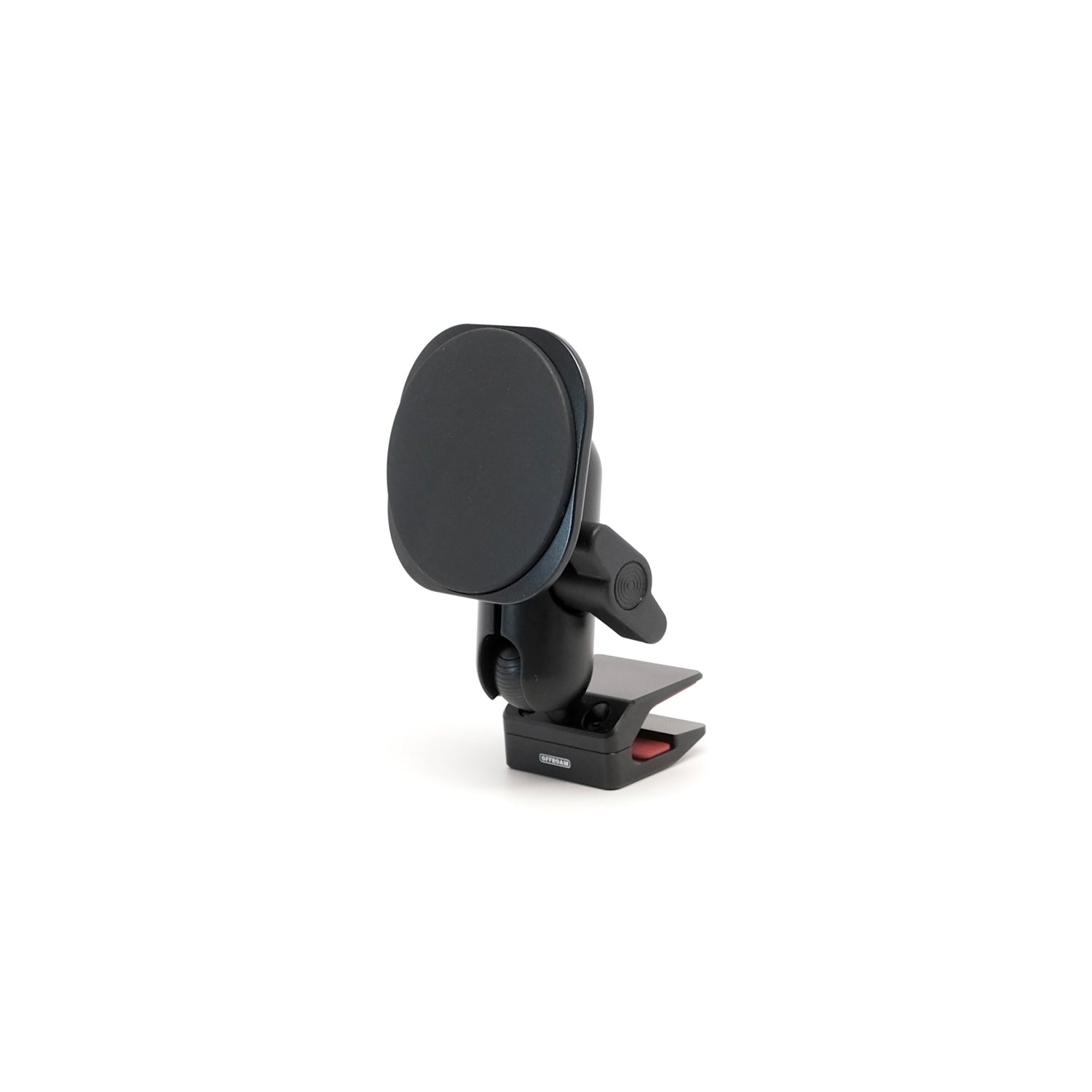 Image of Offroam MagSafe-compatible Phone Mount for Ford Explorer 2020-2024. This premium phone mount installs easily without drilling or glue. High force magnets hold phone on any trail, road, or track. Perfect placement without blocking screens, driver view, or air flow. Fully adjustable positioning.