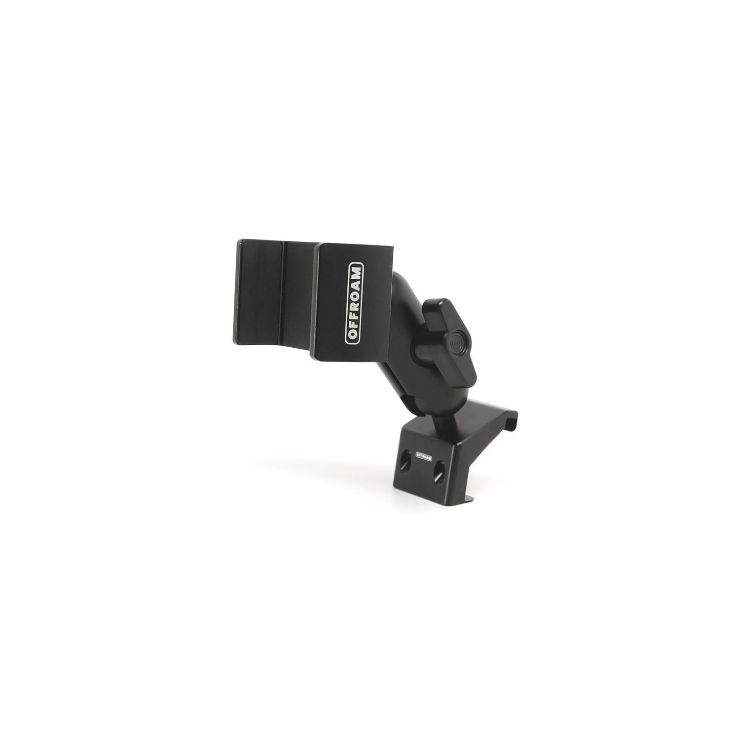 Image of Offroam Phone Mount for Acura Integra 2023-2025. This premium phone mount installs easily without drilling or glue. Spring loaded Universal holder for use with any phone. Perfect placement without blocking screens, driver view, or air flow. Fully adjustable positioning.