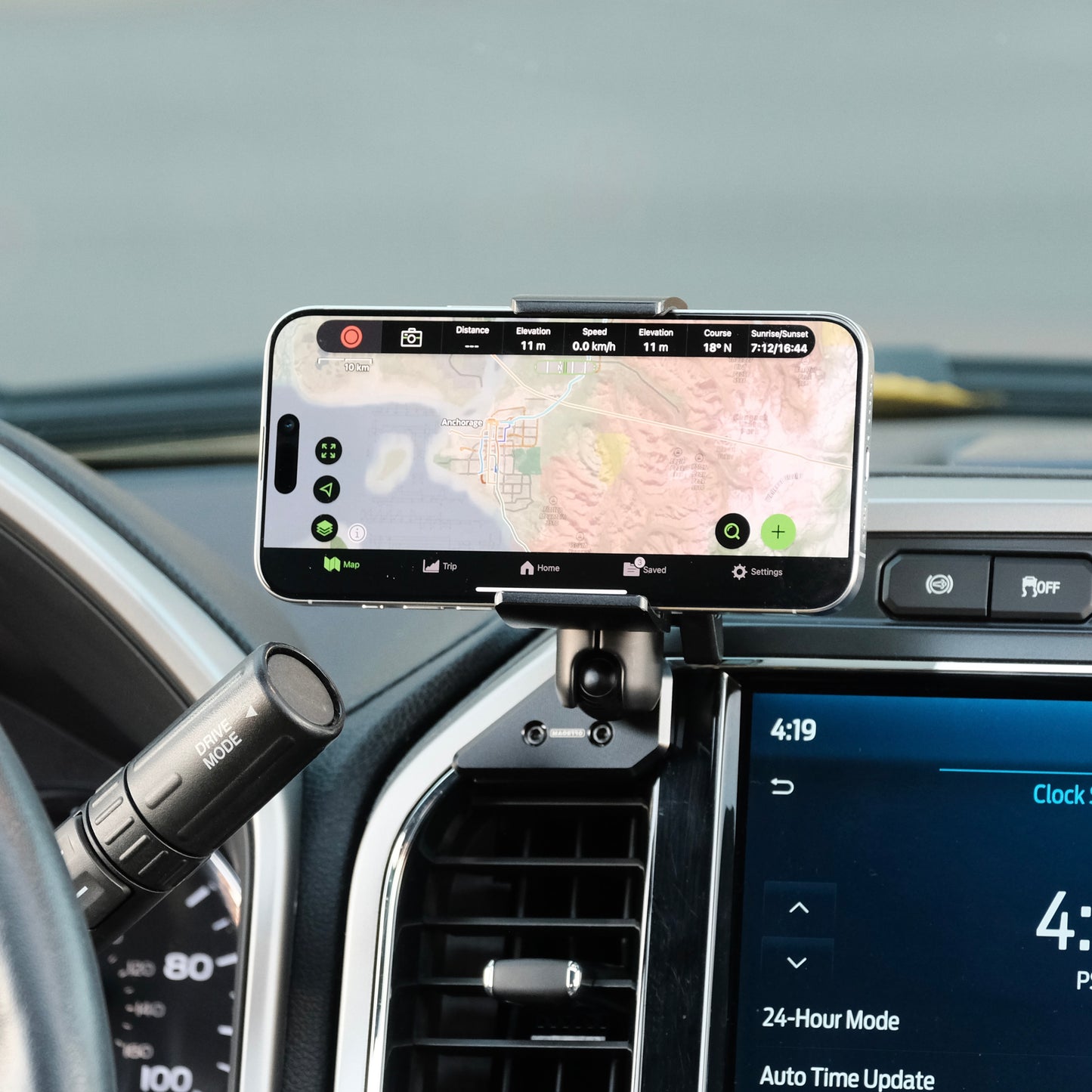 Ford Super Duty 2022 (12in. SYNC4 Touchscreen) Phone Mount