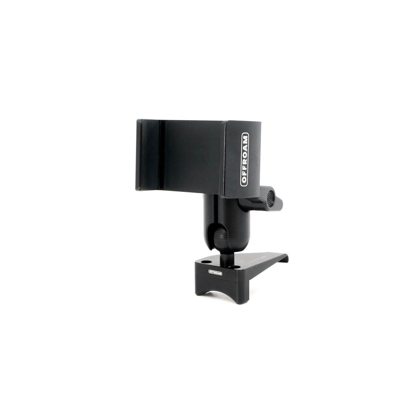 Image of Offroam Phone Mount for Toyota Tacoma 2024-2025 | 4Runner 2025. This premium phone mount installs easily without drilling or glue. Spring loaded Universal holder for use with any phone. Perfect placement without blocking screens, driver view, or air flow. Fully adjustable positioning.