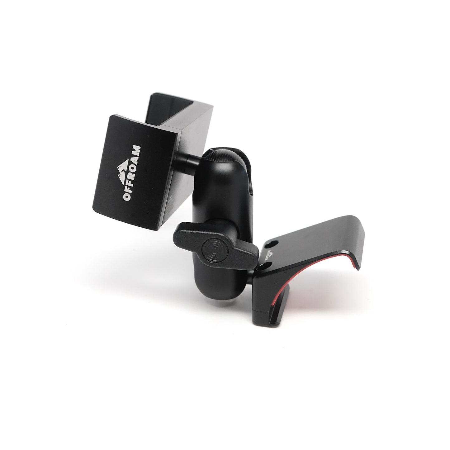 Image of Offroam Phone Mount for Mercedes-Benz Sprinter 2007-2018. This premium phone mount installs easily without drilling or glue. Spring loaded Universal holder for use with any phone. Perfect placement without blocking screens, driver view, or air flow. Fully adjustable positioning.