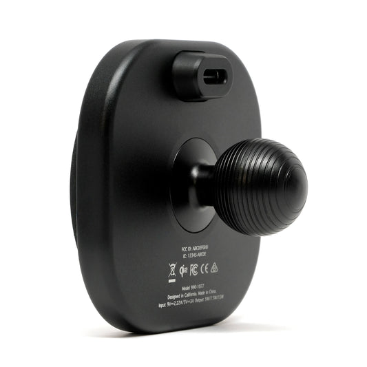 Image of Offroam MagSafe-compatible Qi2 Charging Holder. Offroam premium all metal phone mounts install easily without drilling or glue. Perfect placement without blocking screens, driver view, or air flow.
