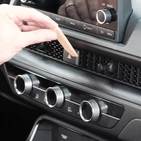Video of Offroam Phone Mount installation for Honda Civic 2022-2026 | CR-V 2023-2026. This premium phone mount installs easily without drilling or glue. Spring loaded Universal holder for use with any phone. Perfect placement without blocking screens, driver view, or air flow. Fully adjustable positioning.