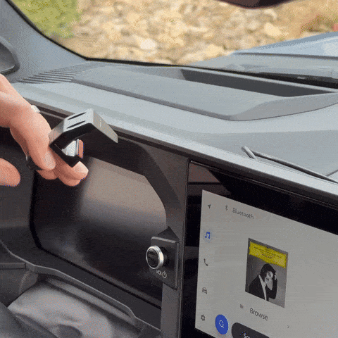 Video of Offroam Mounting Base installation for Toyota Land Cruiser 250 2024-2026. This premium all metal phone mounting base installs easily without drilling or glue. Perfect placement without blocking screens, driver view, or air flow.