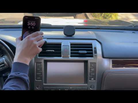 Video of Offroam Mounting Base installation for Lexus GX460 2010-2021. This premium all metal phone mounting base installs easily without drilling or glue. Perfect placement without blocking screens, driver view, or air flow.