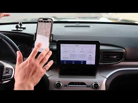 Video of Offroam Mounting Base installation in Ford Explorer 2020-2024. This premium all metal phone mounting base installs easily without drilling or glue. Perfect placement without blocking screens, driver view, or air flow.