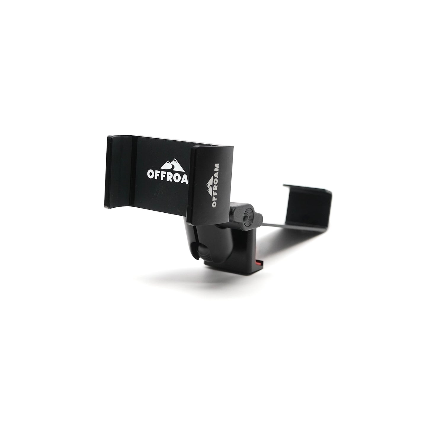 Image of Offroam Mounting Base for Mercedes-Benz Sprinter 2019-2025. This premium all metal phone mounting base installs easily without drilling or glue. Perfect placement without blocking screens, driver view, or air flow.