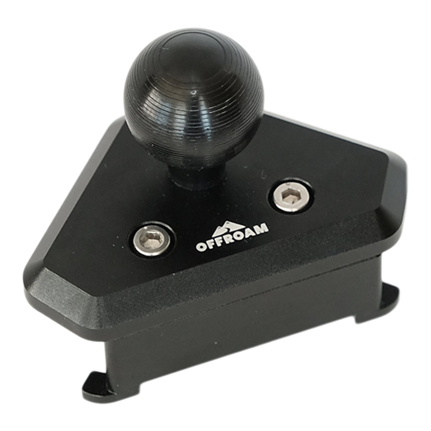 Image of Offroam Mounting Base for Toyota Tacoma 2012-2015. This premium all metal phone mounting base installs easily without drilling or glue. Perfect placement without blocking screens, driver view, or air flow.