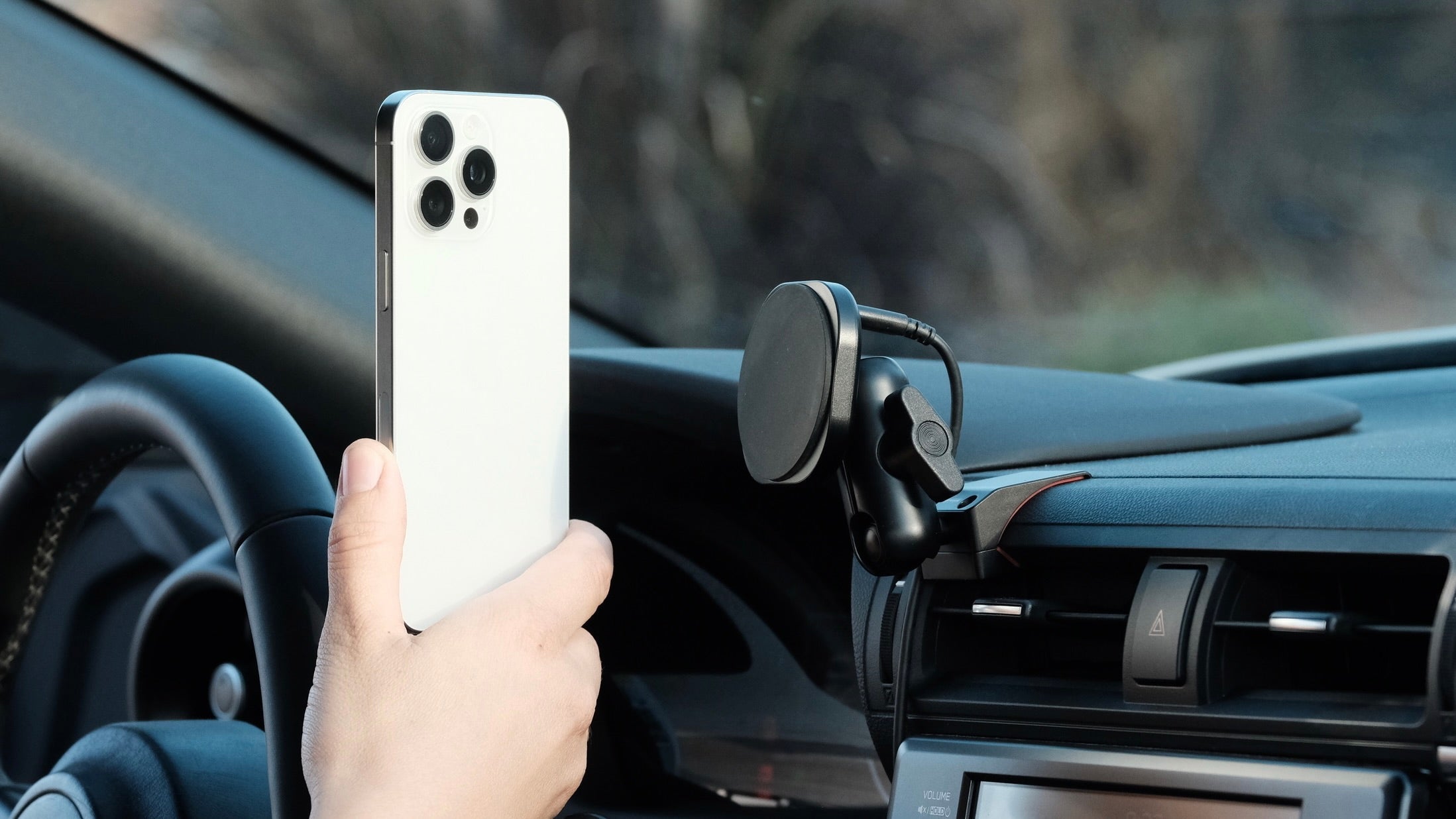 Subaru BRZ 2022-2026 Phone Mounts: universal, MagSafe, Qi2 Charging - vehicle specific attachment for a secure hold