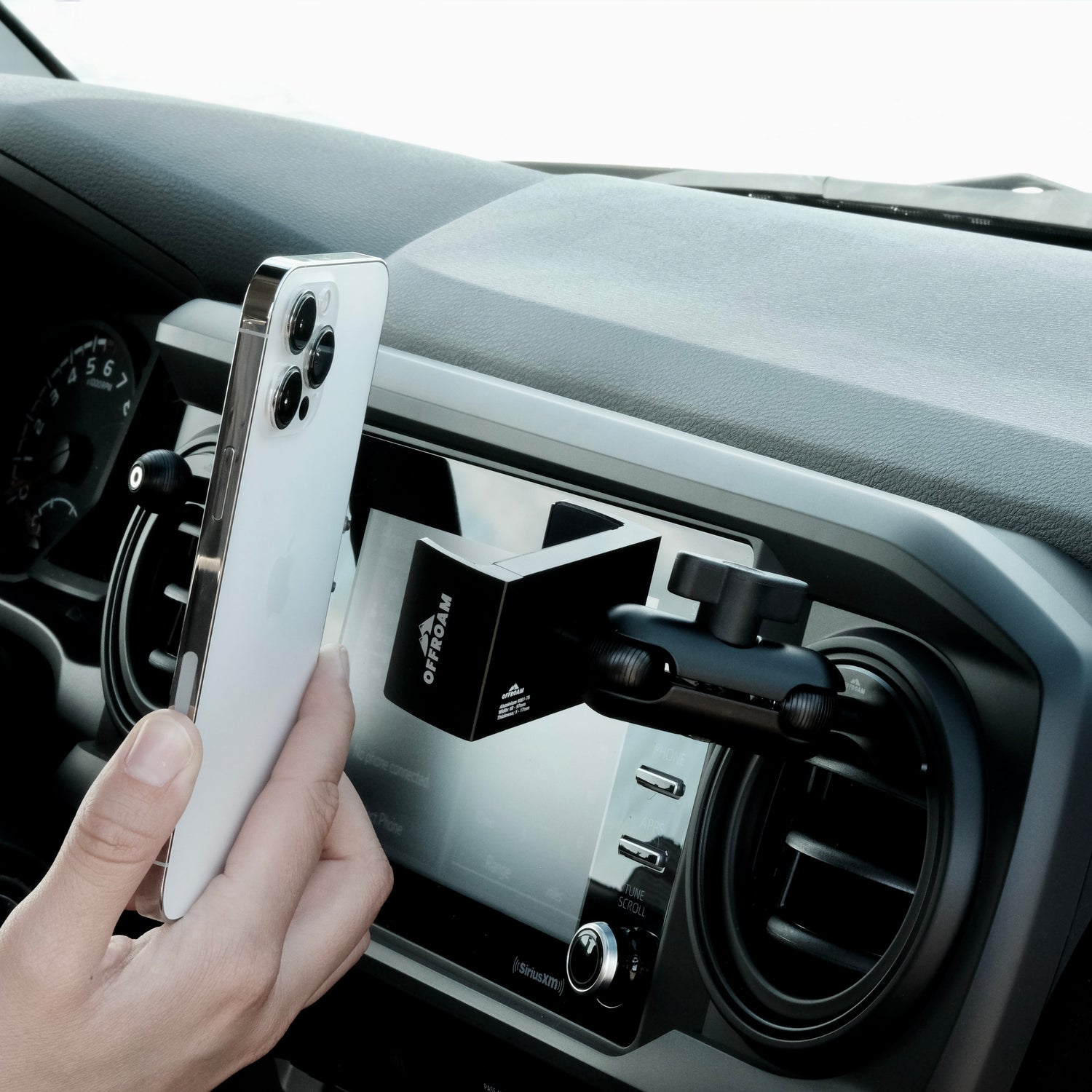 Image of Offroam vehicle-specific Universal phone mount.