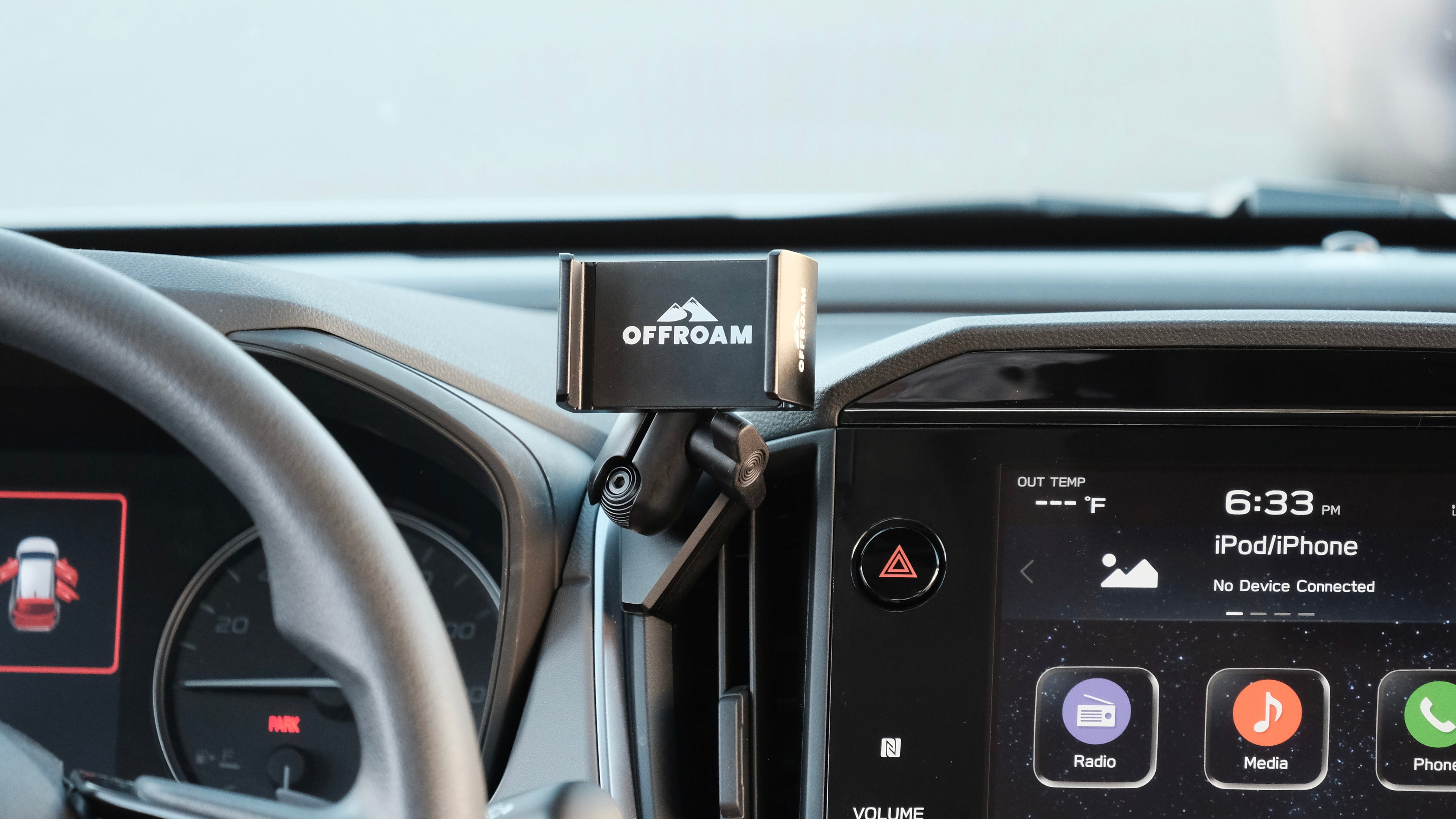 Image of Offroam Phone Mount for Subaru Crosstrek 2024-2026.