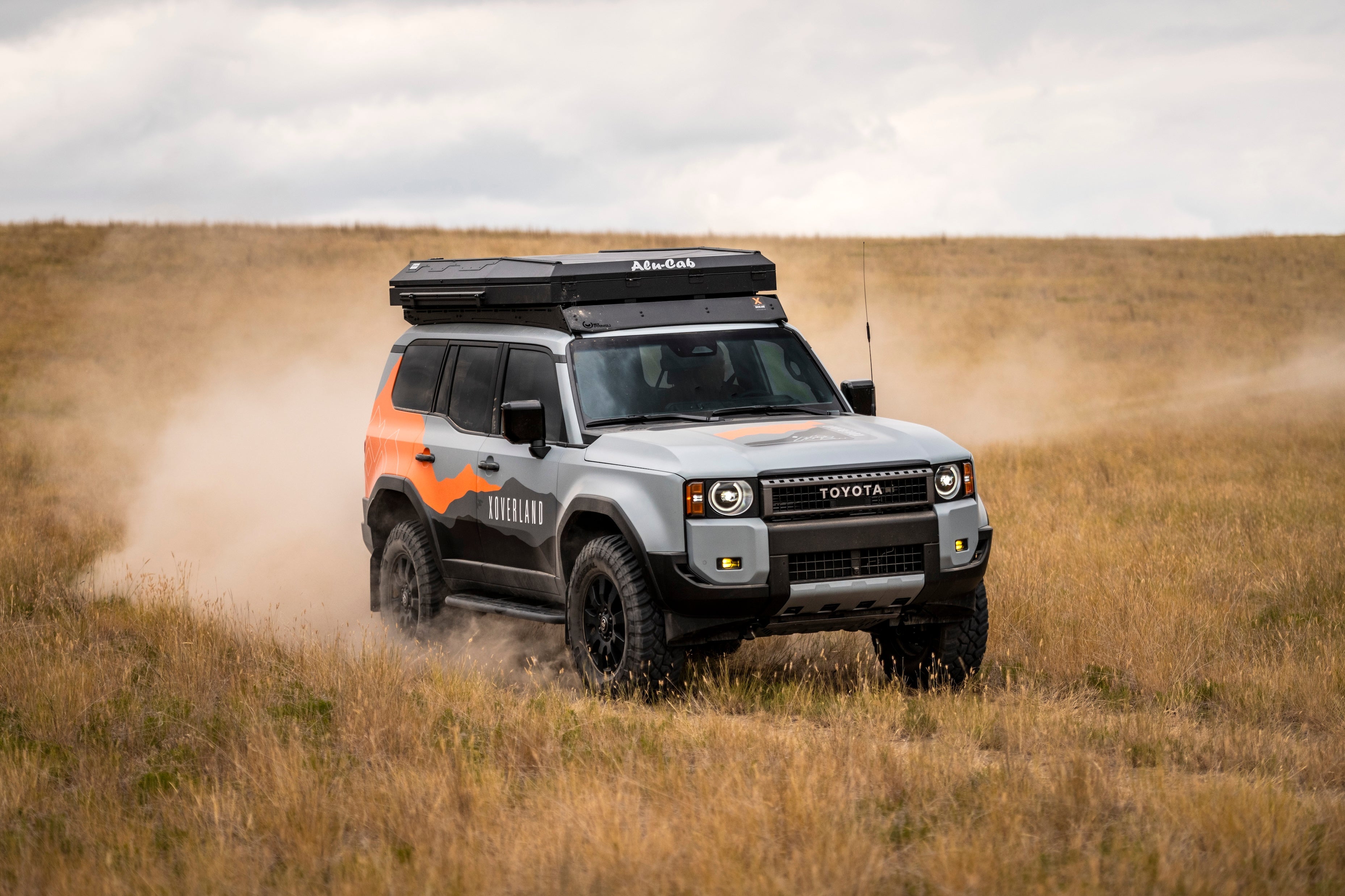 Image of Toyota Land Cruiser 250 2024-2025 driving offroad.