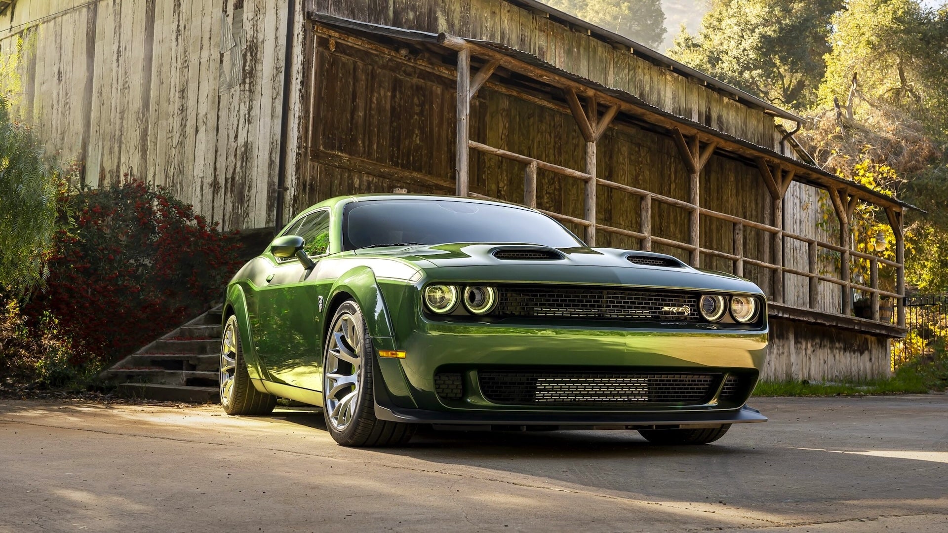 Image of Dodge Challenger 2015-2023 in the country.