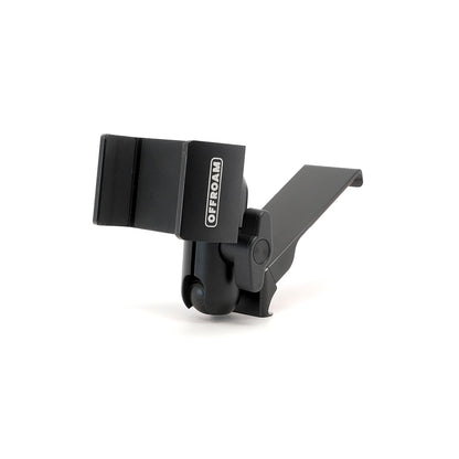 A phone mount for Chevrolet Silverado 2019-2024 | Silverado HD 2020-2024 & GMC Sierra 1500 2019-2021 | Sierra HD 2020-2023 with 7-in. |8-in. Touchscreen is a premium accessory that holds your phone off-road. All metal design uses existing features in the vehicle without adhesives or drilling. 