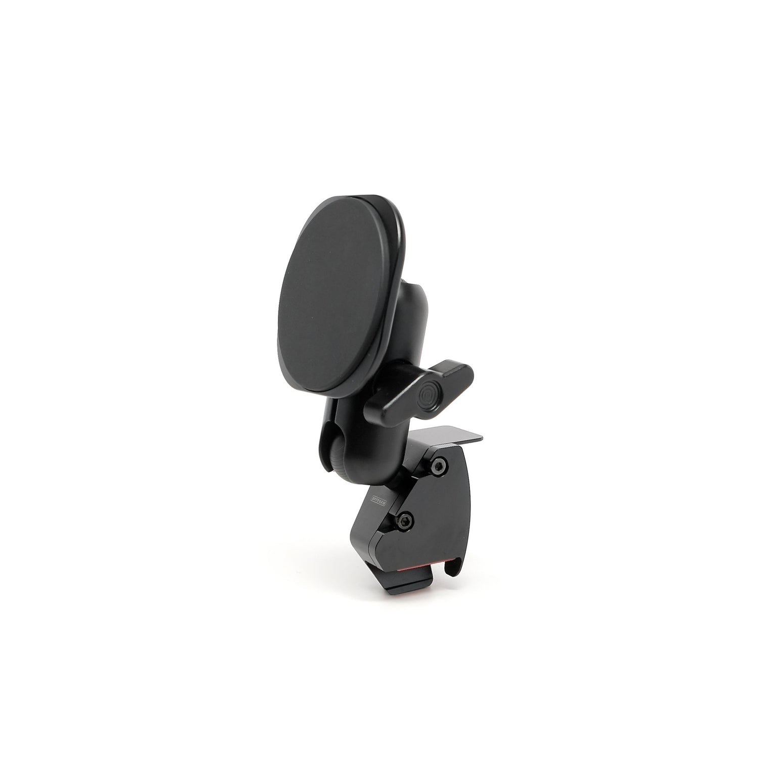 Image of Offroam MagSafe-compatible Phone Mount for Toyota Camry 2021-2024. This premium phone mount installs easily without drilling or glue. High force magnets hold phone on any trail, road, or track. Perfect placement without blocking screens, driver view, or air flow. Fully adjustable positioning.