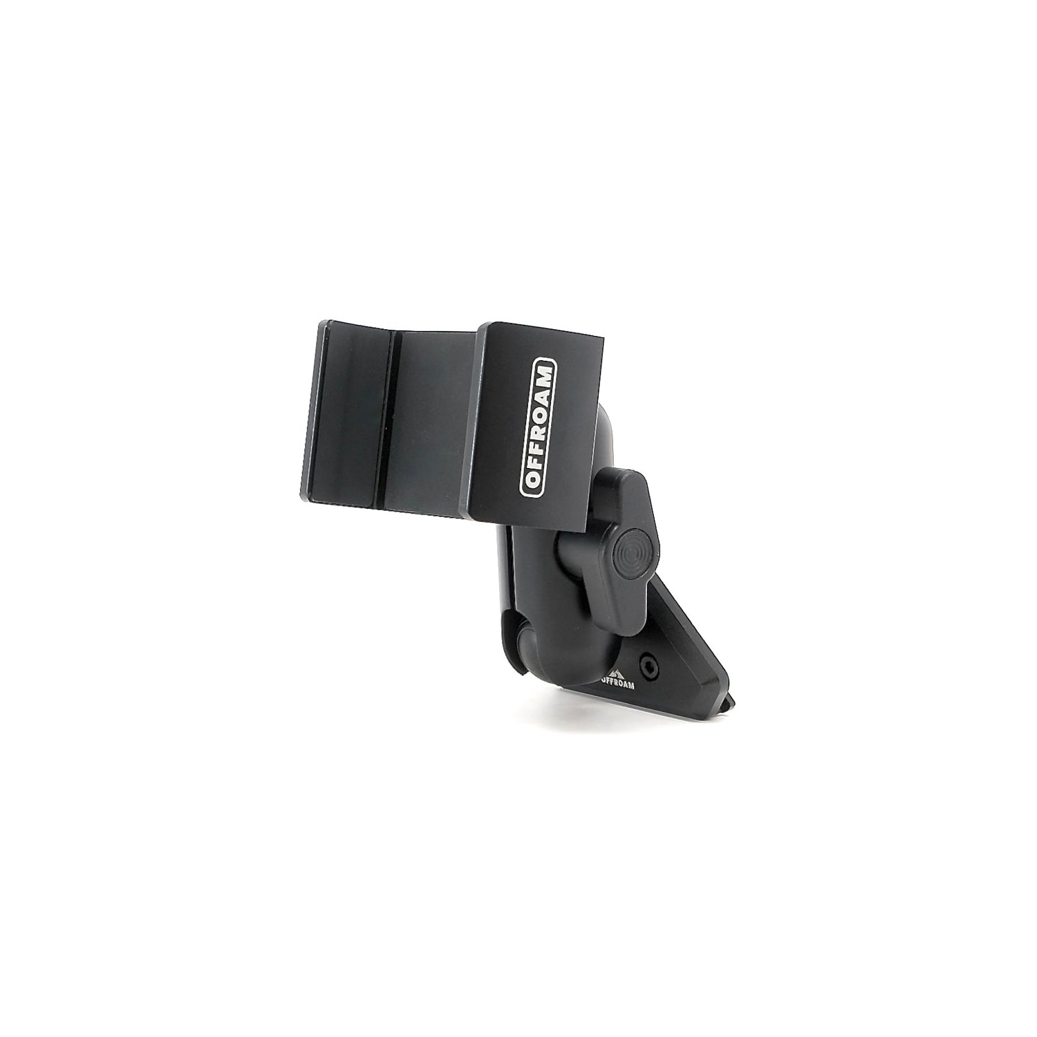 Image of Offroam Phone Mount for Toyota 4Runner 2003-2009. This premium phone mount installs easily without drilling or glue. Spring loaded Universal holder for use with any phone. Perfect placement without blocking screens, driver view, or air flow. Fully adjustable positioning.