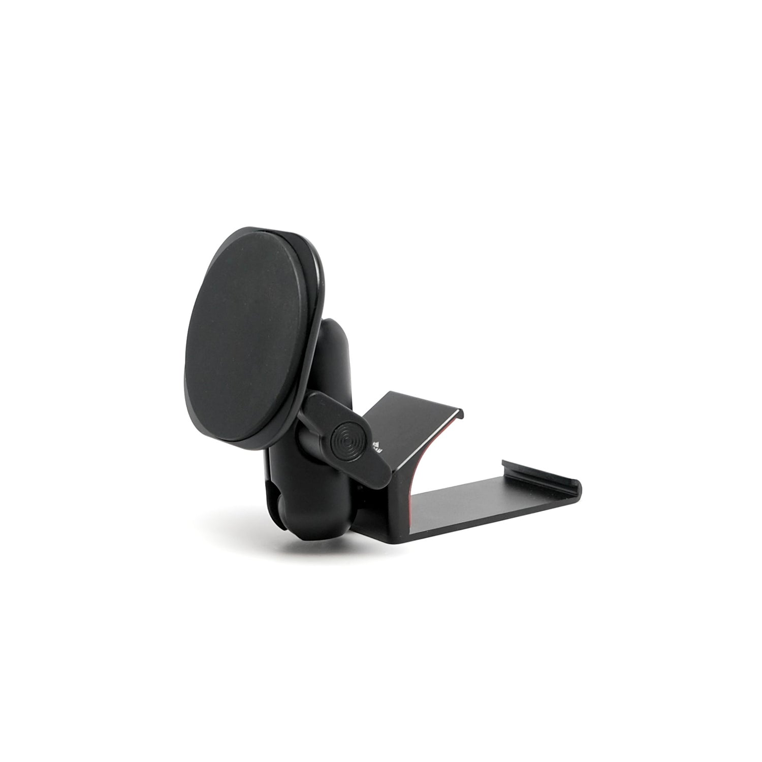 Image of Offroam MagSafe-compatible Phone Mount for Ford Bronco 2021-2025. This premium phone mount installs easily without drilling or glue. High force magnets hold phone on any trail, road, or track. Perfect placement without blocking screens, driver view, or air flow. Fully adjustable positioning.