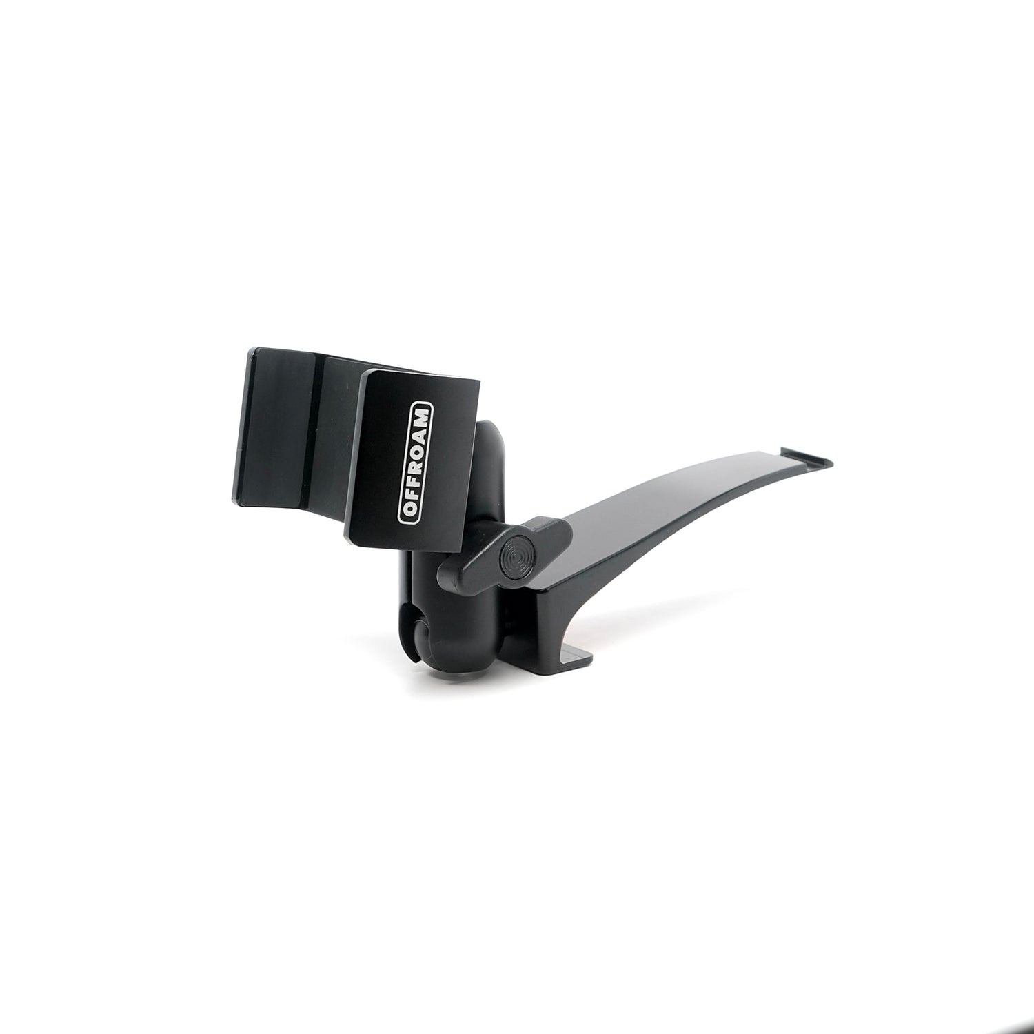 Image of Offroam Mounting Base for Toyota Highlander 2014-2019. This premium all metal phone mounting base installs easily without drilling or glue. Perfect placement without blocking screens, driver view, or air flow.