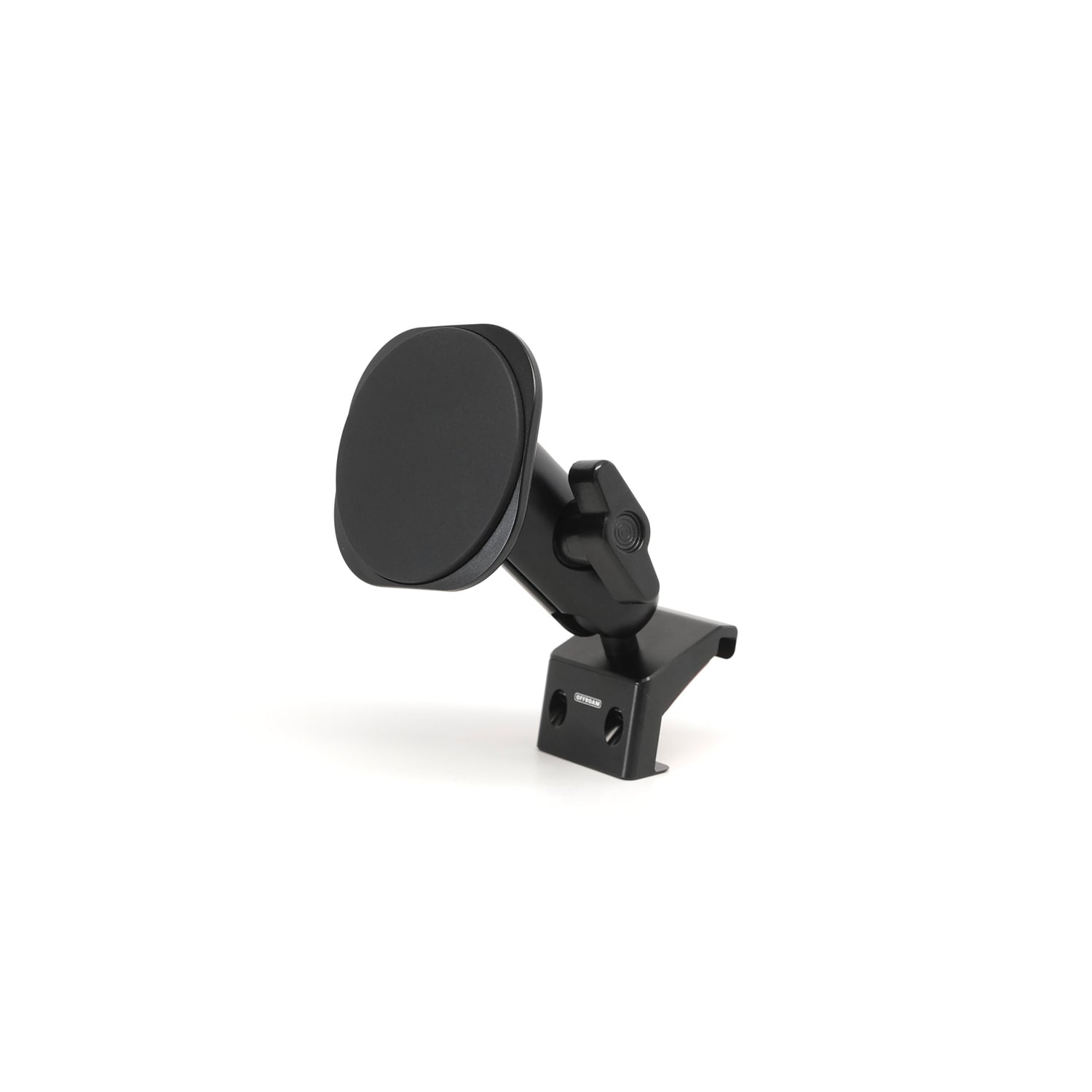 Image of Offroam MagSafe-compatible Phone Mount for Acura Integra 2023-2025. This premium phone mount installs easily without drilling or glue. High force magnets hold phone on any trail, road, or track. Perfect placement without blocking screens, driver view, or air flow. Fully adjustable positioning.
