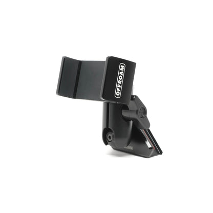 Offroam phone mount designed to fit Ram 1500/2500/3500 2019-2026 by installing directly to the dashboard without drilling or adhesives. Places the phone in perfect place and holds securely on all roads.