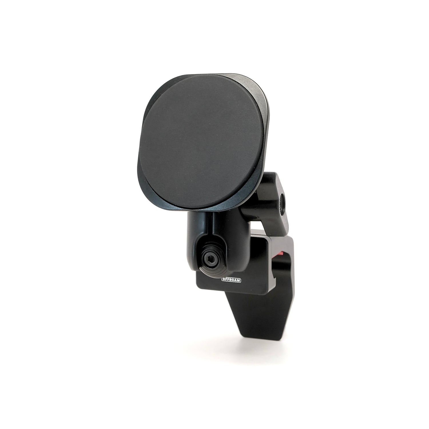 Image of Offroam MagSafe-compatible Phone Mount for Toyota Land Cruiser 250 2024-2026. This premium phone mount installs easily without drilling or glue. High force magnets hold phone on any trail, road, or track. Perfect placement without blocking screens, driver view, or air flow. Fully adjustable positioning.