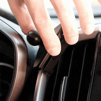 Image of Offroam MagSafe-compatible Phone Mount installed securely in Subaru Ascent 2019-2022. This premium phone mount installs easily without drilling or glue. High force magnets hold phone on any trail, road, or track. Perfect placement without blocking screens, driver view, or air flow. Fully adjustable positioning.