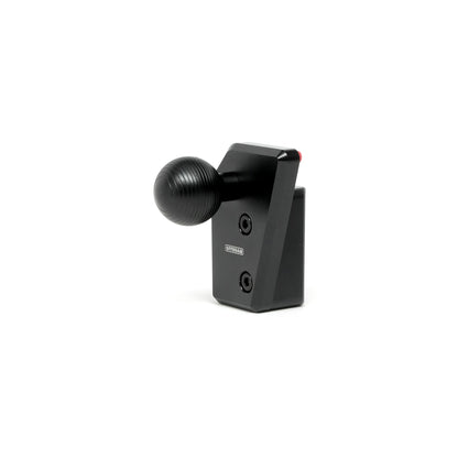 Offroam mounting base for Subaru Forester 2025 and newer shown on white background featuring 20mm ball. Used to securely attach to the new Forester dashboard to hold phones, GPS equipment or other accessories