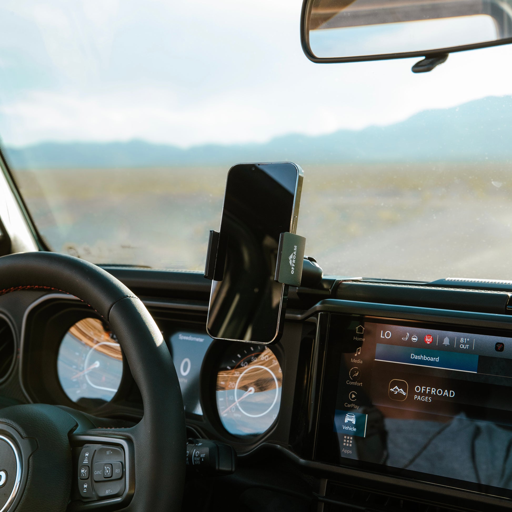Jeep Wrangler | Gladiator (2024) Phone Mount - Offroam