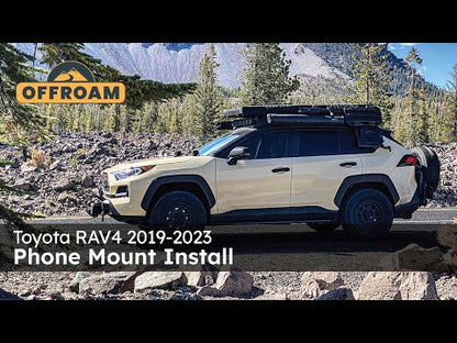 Toyota RAV4 (2019-2024) with 7-in. or 8-in. Toyota Audio Multimedia Phone Mount