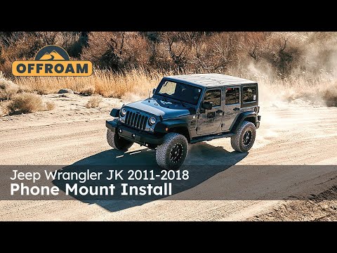 Jeep Wrangler JK JKU 2011 2018 Phone Mount by Offroam OFFROAM