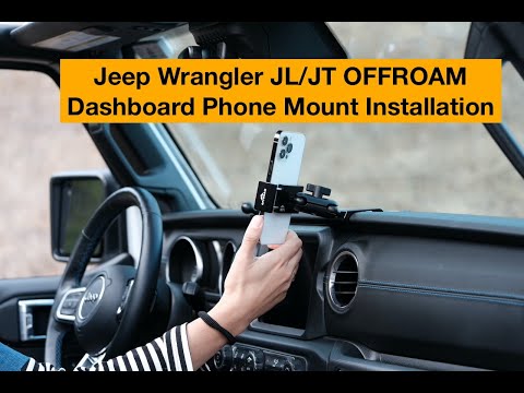2018-2023 Jeep Wrangler JL & Gladiator 4x4 Phone Mount by Offroam