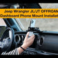 Jeep Wrangler JL | Gladiator JT (2018-2023) Dashboard Magnetic Charging Phone Mount