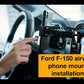 Ford F-150 (2021-2023) | F-250/F-350 (2023+) | F-150 Lightning XL and PRO (2022-2023) Dashboard Mounting Base